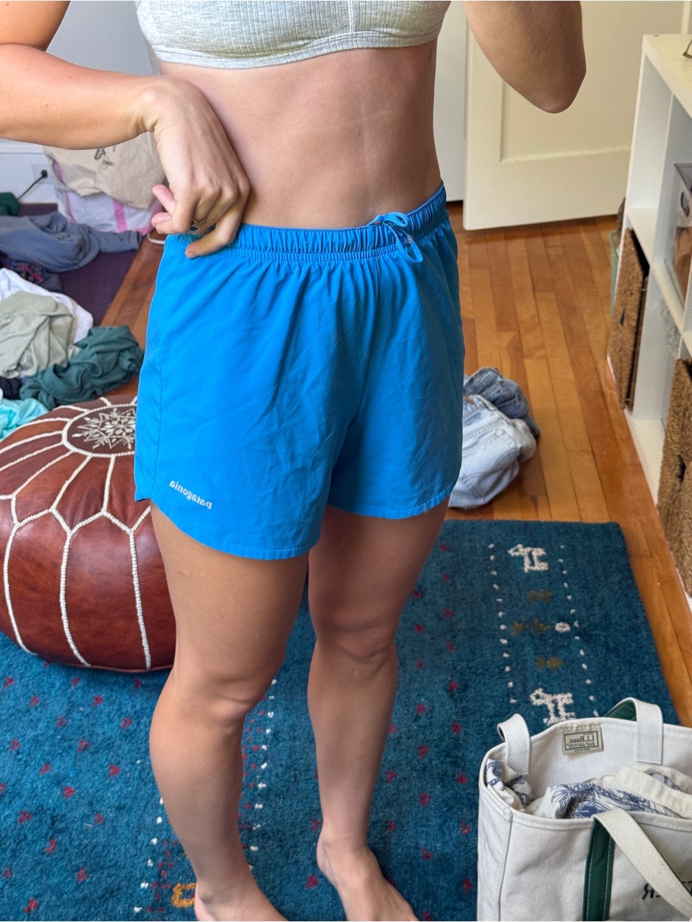 Patagonia kids XL Blue Lightweight Athletic Shorts